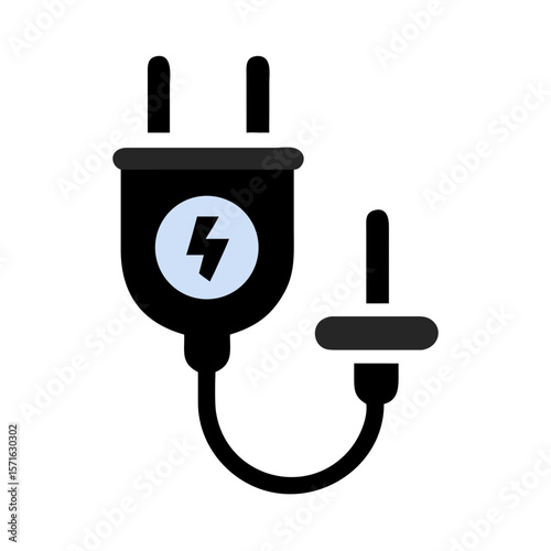 electrical outlet on a white background