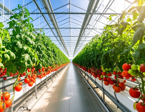 Greenhouse tomato farm
