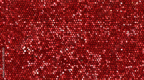 red sequin texture background. Christmas, festive background