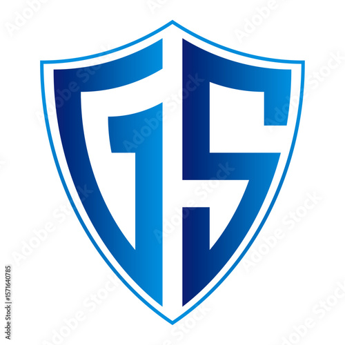 Free Download GS Letter Logo – Modern Geometric Style - GFXLoad