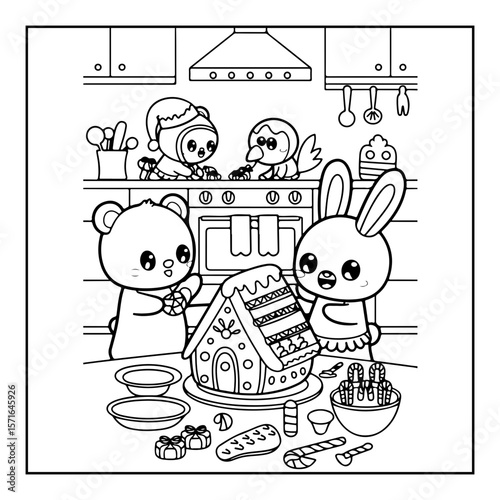 black and white friendship coloring pages for kids