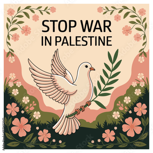 Save Gaza free Palestine Poster