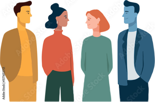 vector set of people icons