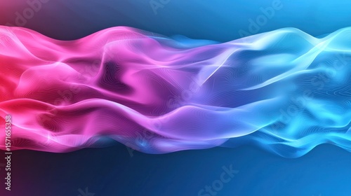 Wallpaper Mural Abstract vibrant flowing colors, digital art, vibrant background, for design inspiration Torontodigital.ca