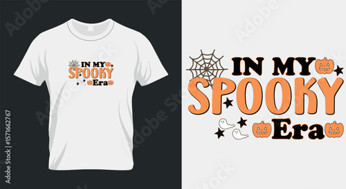 Halloween T-Shirt – In My Spooky Era Tee for Spooky Season Fashion