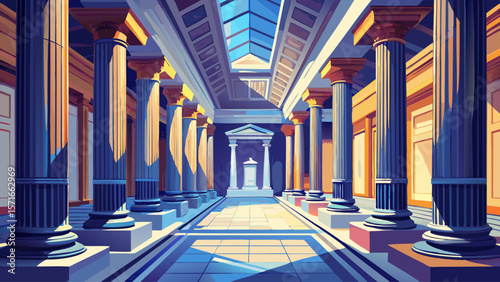 At the National Gallery of Art in Washington D.C., classical columns and quiet marble halls frame centuries of European and American art, illuminated softly by skylights and serenity.