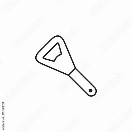 bottle opener tool icon sign vector