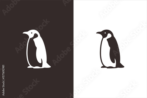 Penguin  silhouette icon