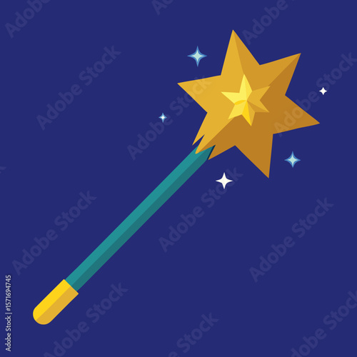 Floating Star Wand With Glow