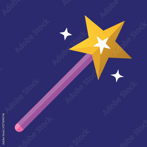 Floating Star Wand With Glow