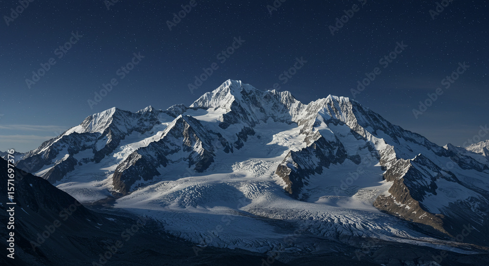 Obraz premium mountain landscape with snow