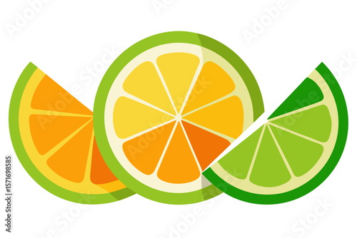 citrus fruit vector illustration