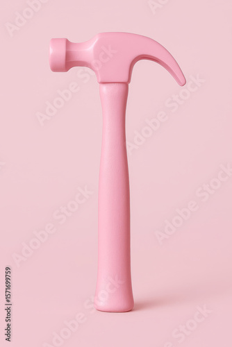 pink 3d hammer repair tool