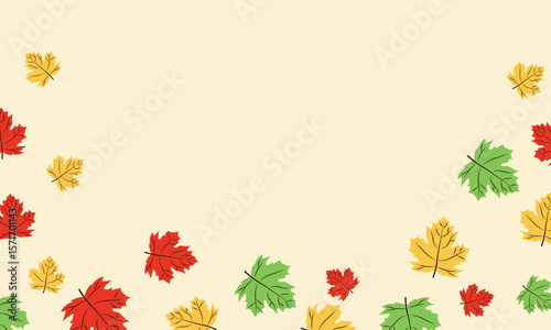 autumn leaves frame