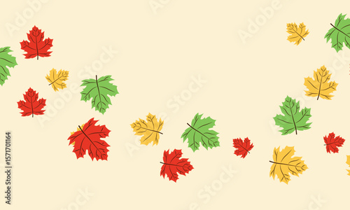 autumn leaves frame