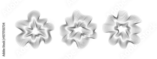 Obraz na płótnie Sonic circular waves