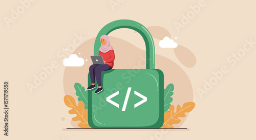 Securing Digital Information A Woman Coder's Role in Cybersecurity