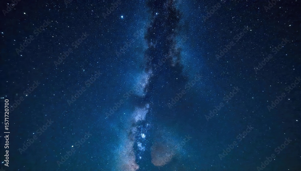 Fototapeta premium A breathtaking display of shooting stars streaks across a dark, star-filled night sky, leaving shimmering trails of light Perfect for astronomy, space, and celestial themes , landscape, dreamlike