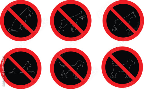 no entry dogs sign