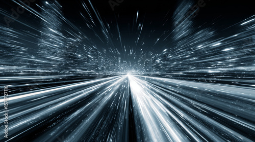 Blue light streak, fiber optic, speed line, futuristic background for 5g or 6g technology wireless data transmission, high-speed internet in abstract. internet network concept. vector design.