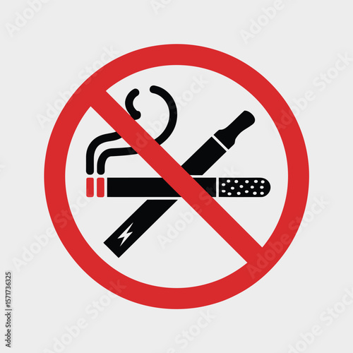 No Smoking or Vaping Allowed Sign