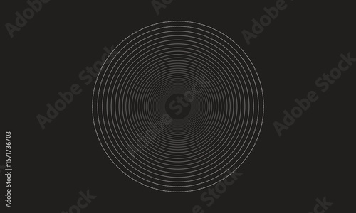 Half tone circle, Clean dot swirl pattern, Circle design elements, Spiral, Swirl shape made of circular pattern of dots