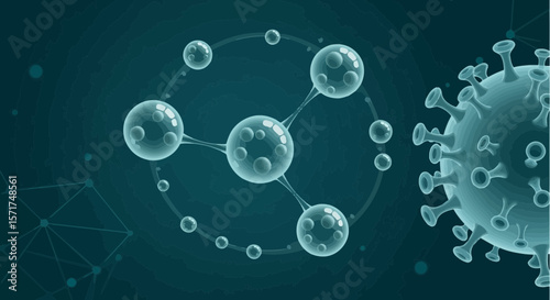 Innovative Research Illustrating Virus Structure And Viral Particle Interactions