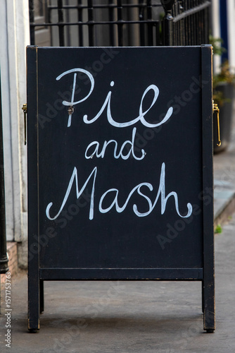 Pie and Mash Sign