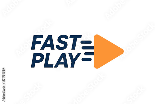 Fast Play Logo Template Design Vector, Emblem, Design Concept, Creative Symbol, Icon’ is rephrased as ‘Vector Design Concept for Fast Play Logo Template, Featuring Emblem, Creative Symbol and Icon
