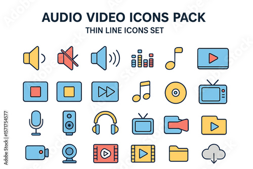 Simple vector icons