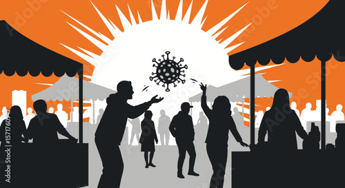 Navigating Crowds Post Pandemic Challenges And Market Vendor Scene Resurgence