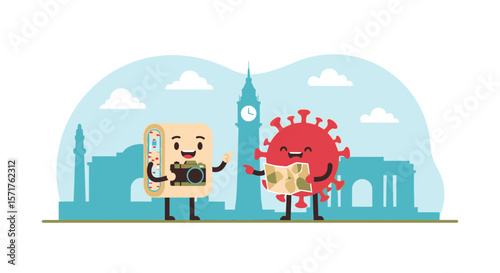 Travelling During a Pandemic in London with Virus Protection Measures