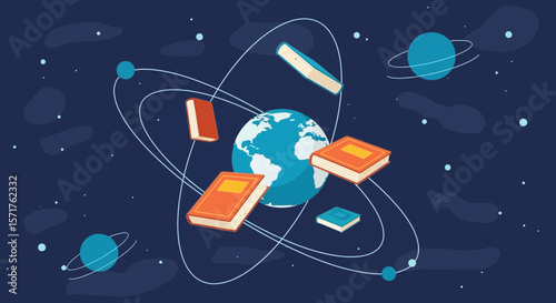 Global Learning Orbit Books Around World Education for All International Knowledge