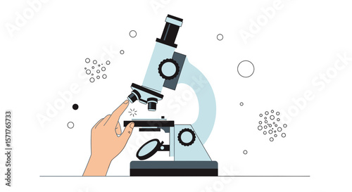 Visualizing Scientific Discovery Using A Microscope In A Laboratory Setting