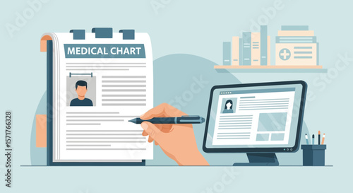 Digitalized Patient Data Management Enhancing Medical Record Keeping Efficiency