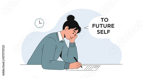 Writing A Letter To Future Self Inspiring Personal Growth And Reflection