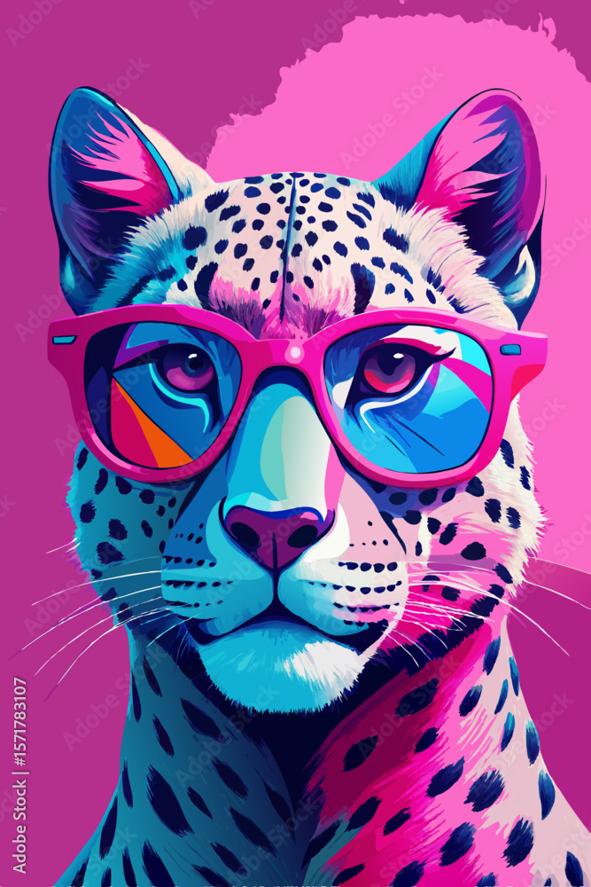 Obraz premium portrait of a leopard