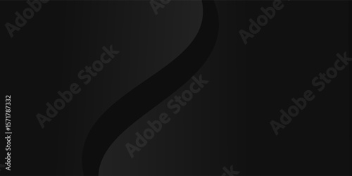 abstract black background  with modern corporate technology concept presentation or banner design , web, page, greeting, card, background. Vector illustration with line stripes texture elements