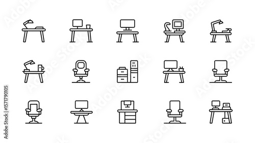 Remote Work Icons