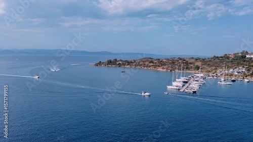boats on the sea