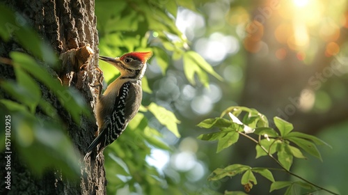 woodpecker drumming