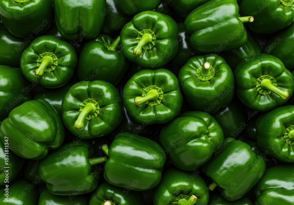 Fresh Green Bell Peppers, Vibrancy & Flavor for Healthy Cuisine Fresh Green Bell Peppers, Vibrancy & Flavor for Healthy Cuisine