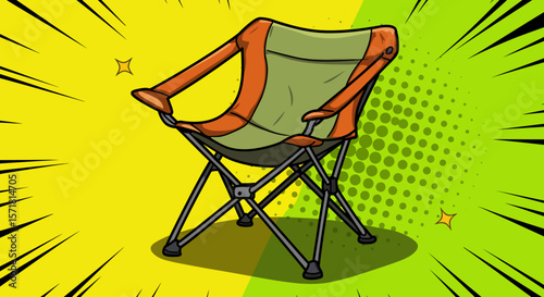 Portable Folding Camping Chair Lightweight & Comfortable Outdoor Seating