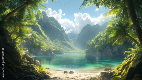 lake in the mountains