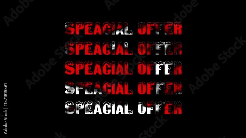 black Friday sale, black Friday special offer, Black Friday Sale and discount promotion, video animation.