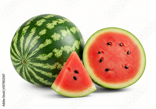 Juicy Watermelon Background for Summer Campaign
