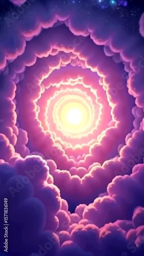 blue sky with clouds