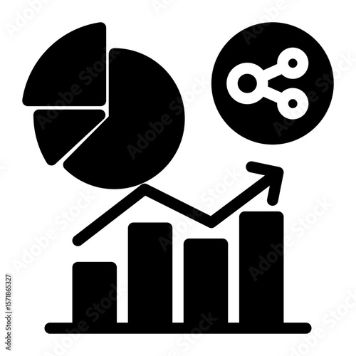 Market Segmentation Icon from Accounting Icon Collection (Solid Style)