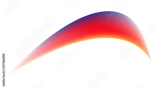 Abstract Gradient Swirl: Red, Orange, and Blue Hues on Black Background, Dynamic Energy, Modern Design Element