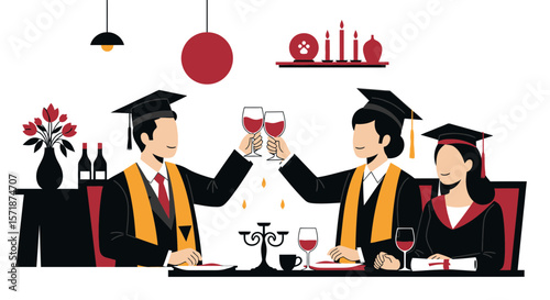 Celebrating Graduation With a Festive Dinner and a Heartfelt Toast To New Beginnings